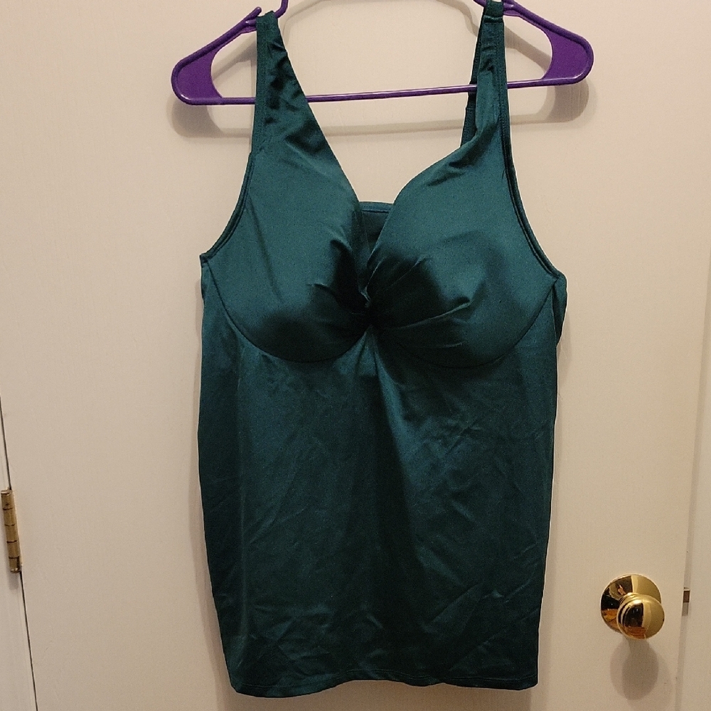 Emerald Green Tankini Lane Bryant